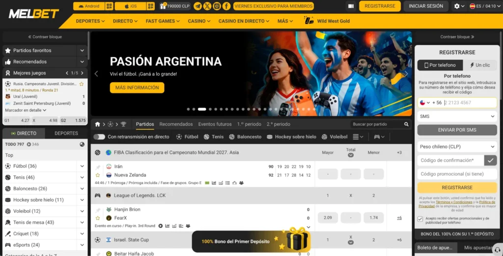 MelBet casino Chile: guía completa para jugadores