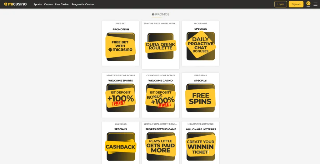 Bono de Bienvenida de Mi Casino y Promociones Vigentes