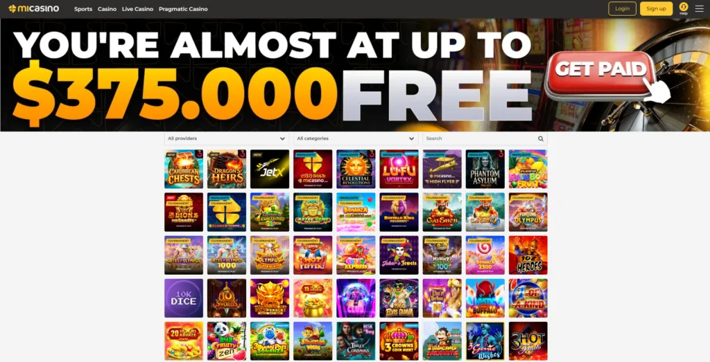 Juegos en Mi Casino: Tragamonedas, Casino en Vivo y Mesas