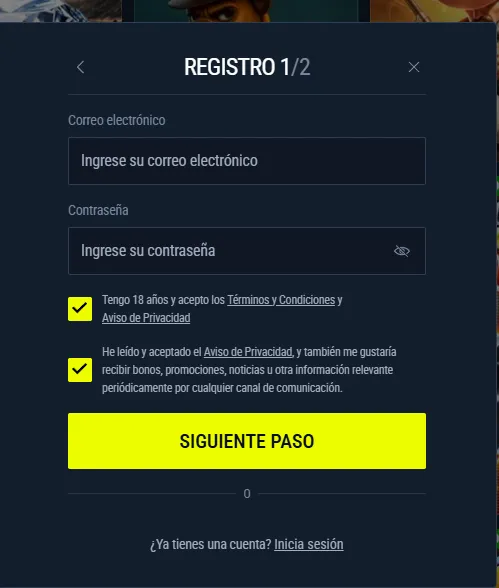 Registro y verificación KYC
